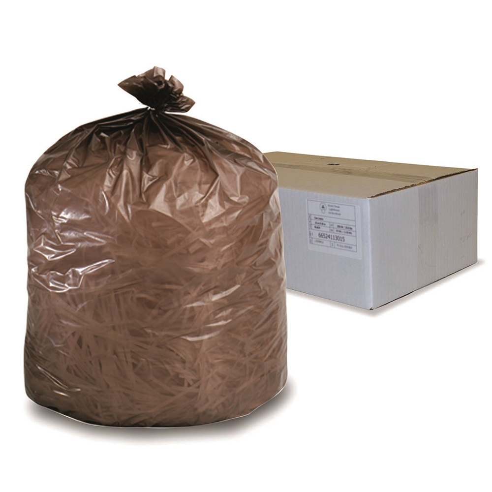 Total Recycled Content Trash Can Liners 55-60 Gallon Capacity 